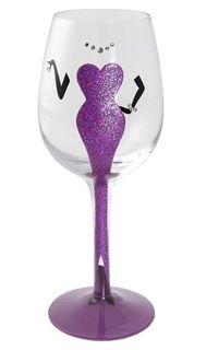 Wine Glass Painting Designs | Details about Lolita Unique Wine Glasses Diva Wine Glass Design