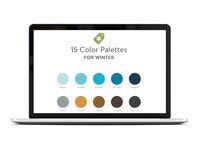 15 Downloadable Color Palettes For Winter | Creative Market Blog