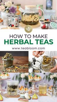 Leran how to make your own herbal tea, DIY herbal tea benefits, types of herbal tea, custom tea blends, soothing tea, calming tea, and relaxation tea.