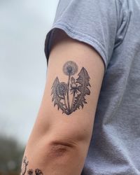 Dandelion Flower Temporary Tattoo – NatureTats