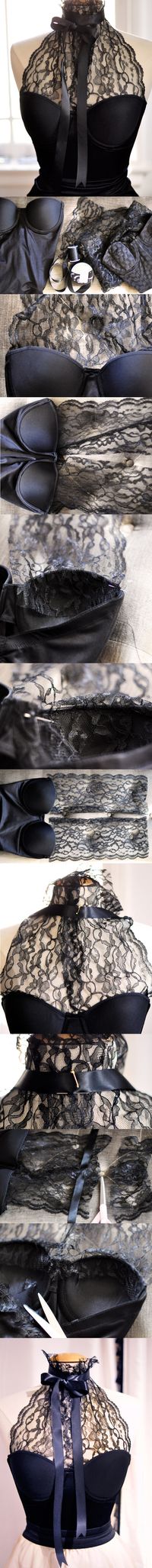 Interesting Craft  Ideas With Lace