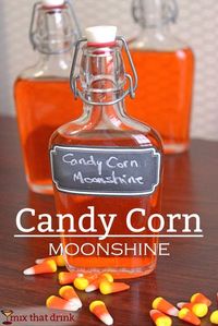 I've had a lot of requests to do a Candy Corn Vodka infusion, similar to Skittles Vodka. But since I also get a lot of questions about doing infusions with other liquors I decided to give moonshine a try.