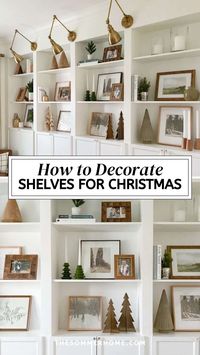 Get inspired with our Christmas Bookshelf Styling Ideas and easily copy these Wall Shelves Christmas Decor concepts. Discover Winter Bookshelf Styling and Xmas Shelf Decorations that add a touch of holiday magic to any space with style and simplicity.