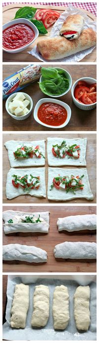 With just 5 ingredients and less than 10 minutes of prep, you’ll be devouring these calzones in no time! Change dough