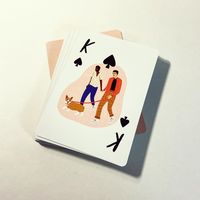 Print any design on our high-quality professional playing cards. Create your own fully-customized deck of playing cards- Order 5 or 50,000+. Perfect for wedding favors, personalized gifts, personal promotion, holiday presents, game night, family reunions, bachelor/ bachelorette/ wedding party baskets, and friend trips! • Ultra-Fast Turnaround Times • Full-Service Graphic Support • No Added Fees • Low Minimums • Sustainable options • Made in Orlando, FL by Shuffled Ink