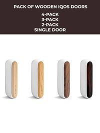 Colors: Natural wood colors (Oak, Pitch Pine, Mahogany, Walnut) Wood Material: Available in different kinds of wood (walnut, oak, mahogany, Pitch pine) Models: Sharp-edged, smooth curvy (no edges) #iqos #iqosdou3 #dou3 #giftset #smoke #cover #iqosdoor