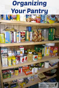 Organizing your pantry not only makes it easier to prepare meals, it will make drastic differences in your grocery budget.  Since frugal living is always a bonus when it comes to making positive changes in your home, this is one organizing tip that anyone can get excited about.