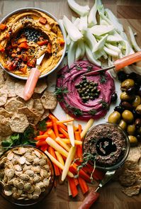 The ultimate vegan snack board - The First Mess