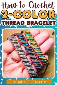 2 COLOR MACRAME BRACELET