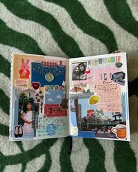 my recent journal spreads #junkjournal