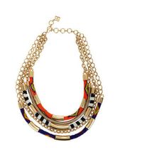 BCBGMAXAZRIA Tribal Seed-Bead Statement Necklace