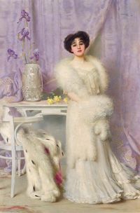 Portrait of Diane de la Bouchère (1903) by Vittorio Matteo Corcos