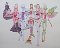 This listing is for a set of 5 paper dolls.Do you have an affinity for all things medical or anatomical? Perhaps you've always wanted to perform an autopsy but can't be bothered spending all those long years in medical school? Do you believe in the existence of Mermaids and or Aliens or other mythological beasties? If you've answered yes to any of these questions, then this paper doll set is for you! This set also makes a lovely gift for that special person in your life who is a little on the st