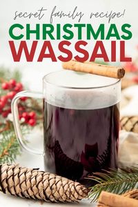 It's not Christmas in our house without a big batch of Wassail! This spiced, mulled wine slow simmers for a ton of holiday flavor.