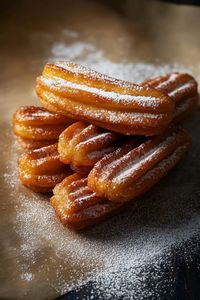 Indulge in the irresistible taste of homemade churros with this easy recipe! Made with simple ingredients like buttery dough, sugar, and a hint of vanilla, these crispy treats are fried to golden perfection and rolled in cinnamon sugar. Pair them with a rich chocolate dipping sauce for the ultimate dessert experience. Perfect for sharing or enjoying solo, these churros can even be made ahead and kept warm. Dive into this delightful recipe and satisfy your sweet tooth today! 🌟🍩 #Churros #DessertRecipes #SweetTreats