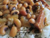 po' man meals - cajun black-eyed pea stew with sausage