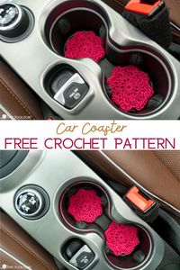 Keep your car cup holders clean and stylish with this crochet car coaster pattern! Perfect for beginners, this pattern is super fast and easy to whip up in just a few minutes. The coaster catches any condensation or spills from your beverage, making it a must-have for any car owner. Made with 100% cotton yarn and a size G/4mm crochet hook, this coaster is durable and easy to wash. Get the free pattern today and make your car rides even more enjoyable!