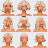 #sims4 #thesims4 #gaming #shorthairstyles #hair #maxismatchcc