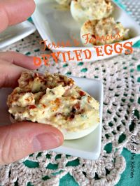 Teresa's Famous Deviled Eggs | Can't Stay Out of the Kitchen - BEST deviledeggs you'll ever eat! My secret ingredient is bacon! glutenfree