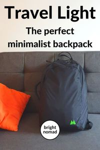 I travel light with a bag system that lets me pack enough for long trips with a very compact design. Click through to learn my packing tips.