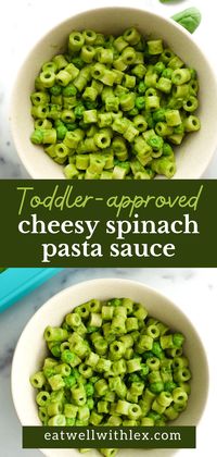 Say goodbye to mealtime stress with this Cheesy Spinach Pasta Sauce for Toddlers. It's packed with nutrition, irresistibly creamy and perfect for little taste buds. Plus, we've got more easy toddler meal ideas, picky eater recipes, and green pasta sauce options for your kiddos 💚