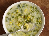 Creamy Poblano Soup - Pati Jinich