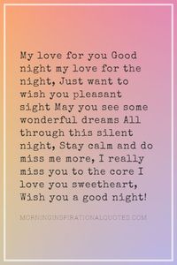 Good Night Poems for Her