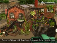 The Sims Resource - Industrial Home with Rundown Basement Suite