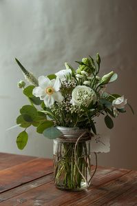 Flowers by Coriander Girl. Photo by Trish Papadakos.