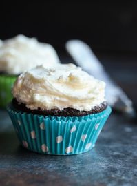 Heritage Frosting is creamy and not overly sweet. It starts with a cooked flour and milk mixture giving it a unique flavor and texture. Such a great alternative to traditional buttercream!