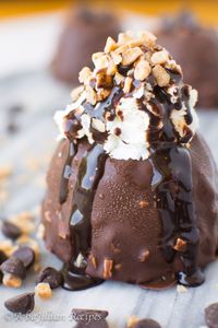 Brownie Ice Cream Bombs