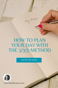 Do you want to work smarter and happier? Try this simple method to plan your day: spend three hours on your most important project, complete three shorter tasks, and do three maintenance activities. This will help you focus on what matters most, while also taking care of the other aspects of your life. Learn more about the 3/3/3 technique in this article. #PlanYourDay #WorkSmarterAndHappier #ProductivityTips #ThriveMyWay