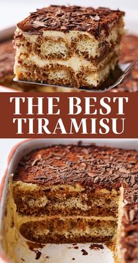 This Tiramisu recipe layers classic coffee-dipped ladyfingers with a silky-smooth, rich, creamy mascarpone filling, all finished with a beautiful dusting of cocoa powder. It looks so impressive and tastes like you’ve been transported to Italy!