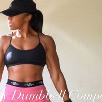 Nicci Robinson on Instagram: "Full Body Dumbbell Compound Workout Save ➡️ Share ➡️ Execute Currently on my cutting phase and feeling amazing, energetic and powerful! 💪🏽 Here’s a workout to incorporate into your weekly routine. I’m using 35lb dumbbells but use whatever weight you’re comfortable with and can move freely without injury. 10 Rounds 5 Squat to Arnold Press 5 Rack Squats 5 Deadlifts 5 Gorilla Rows 5 Push ups 10 Rounds of this will have you laid out! 💀😩 But you’ll feel so amazing afterwards 😁 Let’s go fam! 21 Day Challenge coming January 1st! More details coming 🙌🏽 #dumbellworkout #hiitcardio #hiit"