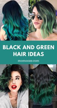 Dreaming about doing something new with your hair? If you’re thinking about trying the black and green hair trend, it’s one of the most popular options for dark haired ladies and it almost always looks fabulous! In this article, we compiled some of the most beautiful styles and colors for your inspiration, along with tips on how to choose a shade for you and take care of your hair.