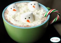 snowman hot chocolate