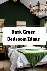 Discover 35 gorgeous dark green bedroom ideas, from paint colors to decor tips! Transform your space into a cozy, dreamy sanctuary.