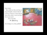 ▶ Dear Mr. Blueberry - YouTube Good book for letter writing