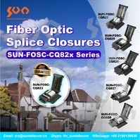 Sun Telecom's SUN-FOSC-CQ82x series flip-over type fiber optic splice closures are used for outdoor cable distribution, splicing, storage and splicing point protection. This series of closure can be used on wall mounting or pole mounting.  #fiberoptic #fiber #fiberoptics #telecom #fiberopticspliceclosures