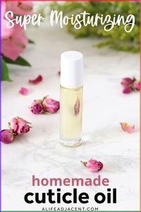 Learn how to make DIY cuticle oil with essential oils. This simple homemade recipe helps moisturize dry cuticles and strengthen brittle nails.👩‍🦱 DIY Cuticle Oil Recipe to Nourish Dry Nails and Cuticles👩‍🦱 #HairGrowth #HealthyHair #GrowYourHair #LongHair #ThickerHair