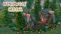 Werewolfs Cabins || (no CC) The Sims 4 Speed Build #sims4werewolves #the...