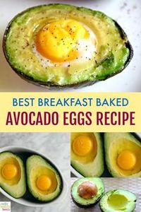 This Best Breakfast Baked Avocado Eggs Recipe is my new favorite healthy breakfast idea. Easy to make, packed with nutrients, and so tasty. Perfect to start your day the right way! #healthybreakfast #eggs #avocado #recipe via @creativehealthyfamily