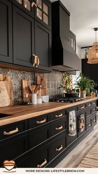 Explore stunning black kitchen cabinet ideas that transform your cooking space into a modern oasis. From sleek minimalist designs to rustic charm, these ideas showcase how black cabinets can enhance your kitchen's aesthetic. Pair them with white countertops and gold fixtures for a striking contrast. Discover creative storage solutions that not only look great but also maximize functionality.