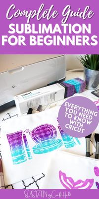 Have you heard about sublimation crafts but are still not sure what they are? This sublimation for beginners guide reviews the what, why and how of sublimation crafts including how Cricut Infusible Ink fits in. From sublimation printing, sublimation blanks to heat sources, this simple overview has all the information you need to get started with this trending craft technique! #cricutmade