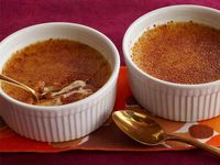 Pumpkin Creme Brulee : This elegant dish has pumpkin pie flavors, but it's a little more dressed up. And the construction is easier than you think: Just make really simple custard seasoned with cinnamon, fresh nutmeg, ground cloves and ginger.