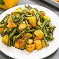 Potatoes and Green Beans - Eat Something Vegan