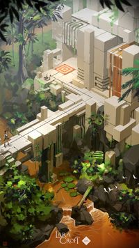 Lara Croft Go Concept Art by Thierry Doizon