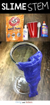 Slime STEM (slime science experiment): Create the coolest slime experiment that every student is sure to love! This is great for the last day of school STEM Activity (end of the year STEM) or as a Summer School STEM Challenge! (States of Matter Activity)