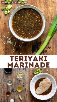 This 5-minute homemade Teriyaki Marinade recipe is perfect for adding authentic Japanese flavor to chicken, beef, veggies, or tofu.