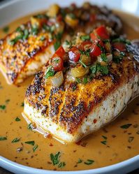 Make Gulf Coast Red Snapper with Creole Sauce in just 30 minutes! A flavorful seafood dish with bold Creole seasoning and creamy sauce.